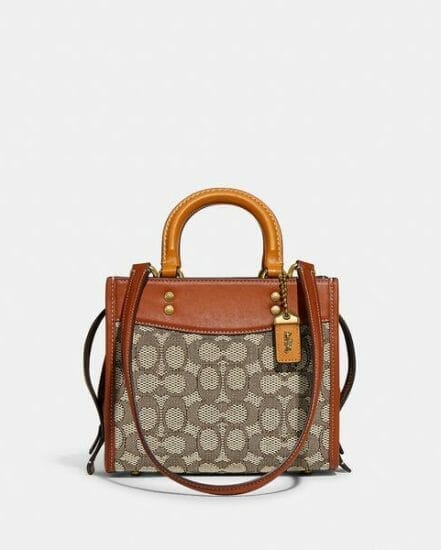 Fashion 4 Coach Rogue 20 In Signature Textile Jacquard