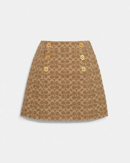 Fashion 4 Coach Signature Short Skirt