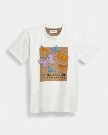 Fashion 4 Coach Signature Square Cross Stitch Motif T-Shirt