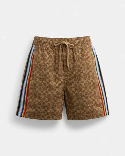 Fashion 4 Coach Rainbow Signature Shorts