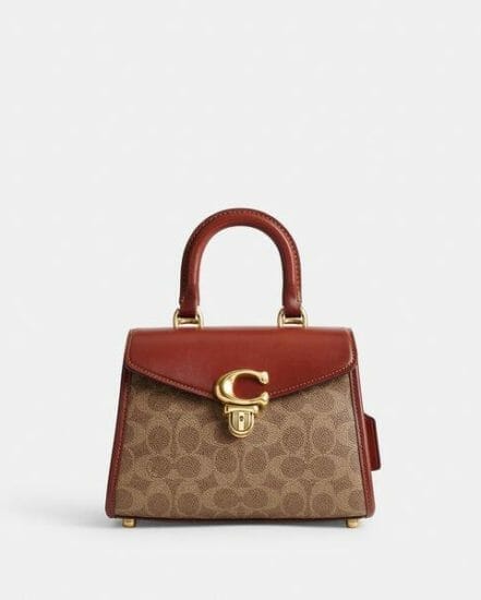 Fashion 4 Coach Sammy Top Handle 21 In Signature Canvas