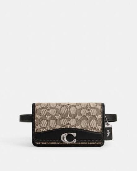 Fashion 4 Coach Bandit Belt Bag In Signature Jacquard