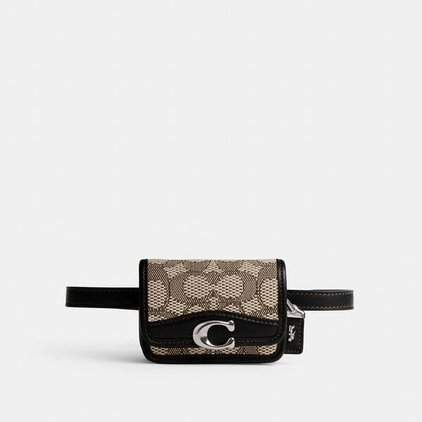 Fashion 4 Coach Bandit Card Case Belt Bag In Signature Jacquard