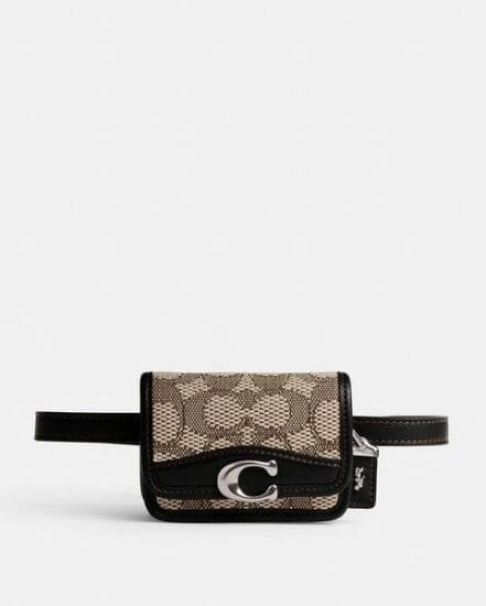Fashion 4 Coach Bandit Card Case Belt Bag In Signature Jacquard