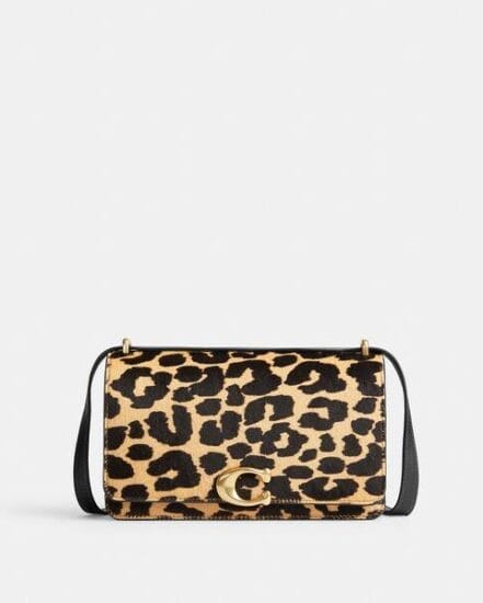 Fashion 4 Coach Bandit Shoulder Bag With Leopard Print