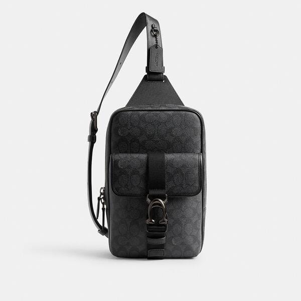 Fashion 4 Coach Beck Pack In Signature Canvas