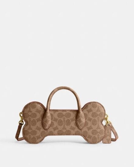 Fashion 4 Coach Bone Bag In Signature Canvas