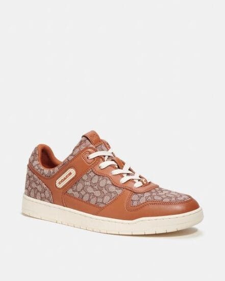 Fashion 4 Coach C201 Sneaker In Micro Signature Jacquard