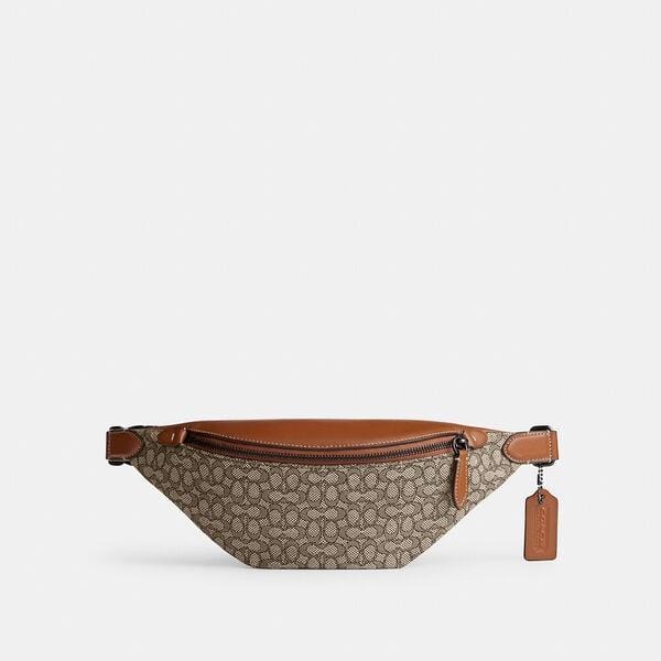 Fashion 4 Coach Charter Belt Bag 7 In Micro Signature Jacquard