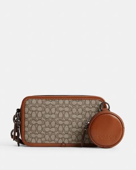 Fashion 4 Coach Charter Slim Crossbody In Micro Signature Jacquard