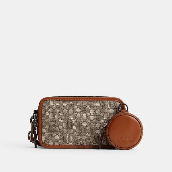 Fashion 4 Coach Charter Slim Crossbody In Micro Signature Jacquard