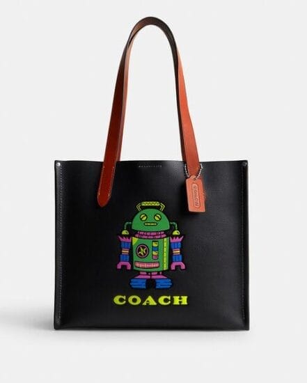 Fashion 4 Coach Cosmic Coach Relay Tote 34 With Robot