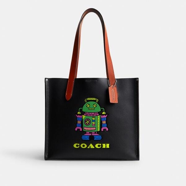 Fashion 4 Coach Cosmic Coach Relay Tote 34 With Robot