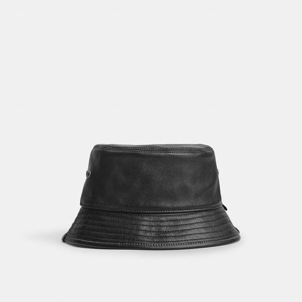 Fashion 4 Coach Leather Bucket Hat