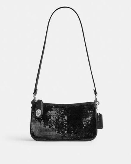 Fashion 4 Coach Penn Shoulder Bag With Sequins