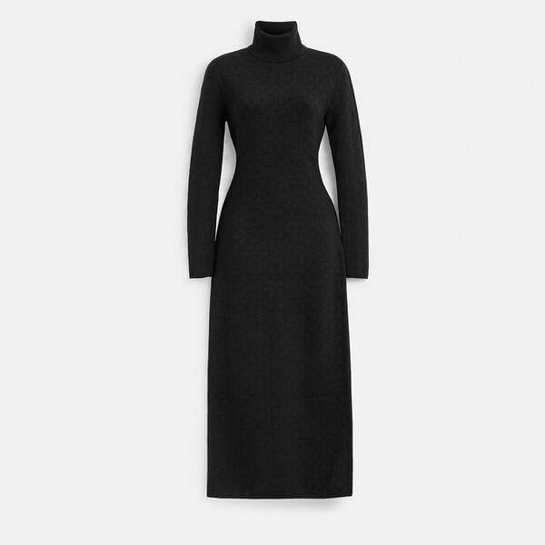 Fashion 4 Coach Signature Knit Turtleneck Dress