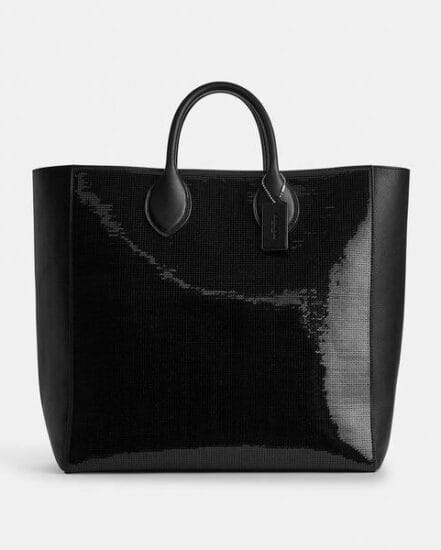 Fashion 4 Coach Leo Tote 37 With Sequins