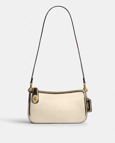 Fashion 4 Coach Penn Shoulder Bag In Gold Metallic