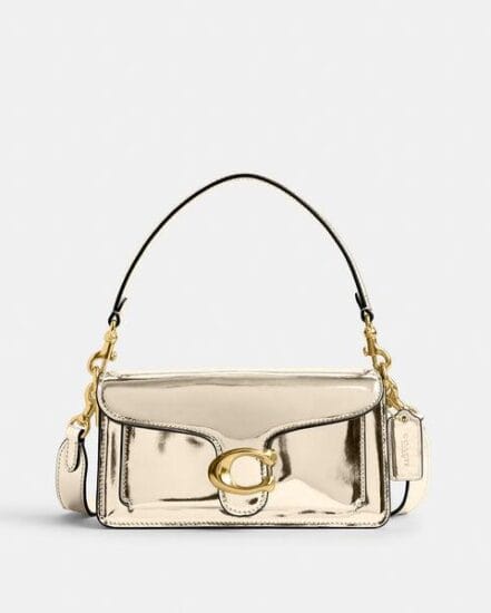 Fashion 4 Coach Tabby Shoulder Bag 20 In Gold Metallic