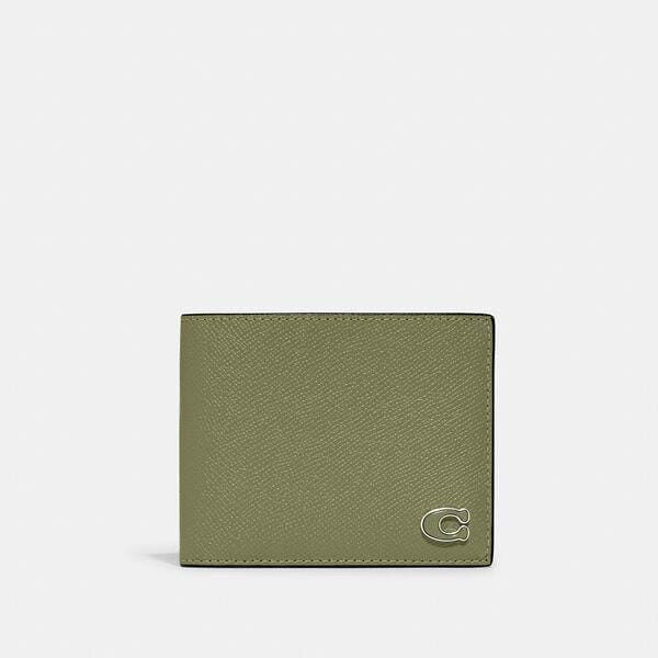 Fashion 4 Coach 3-In-1 Wallet With Signature Canvas Interior