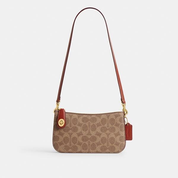 Fashion 4 Coach Penn Shoulder Bag In Signature Canvas