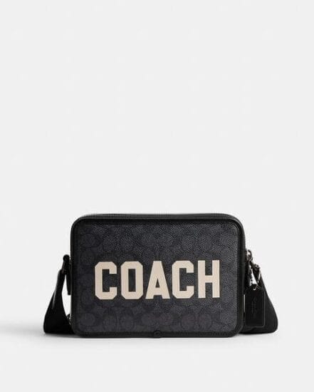 Fashion 4 Coach Charter Crossbody 24 In Signature Canvas With Coach Graphic