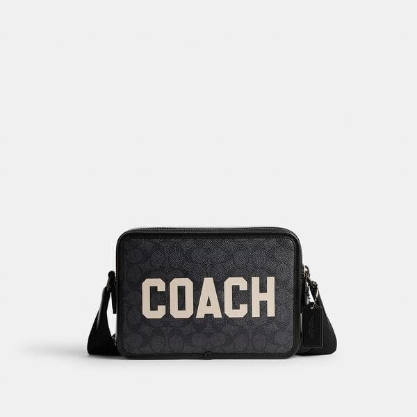Fashion 4 Coach Charter Crossbody 24 In Signature Canvas With Coach Graphic