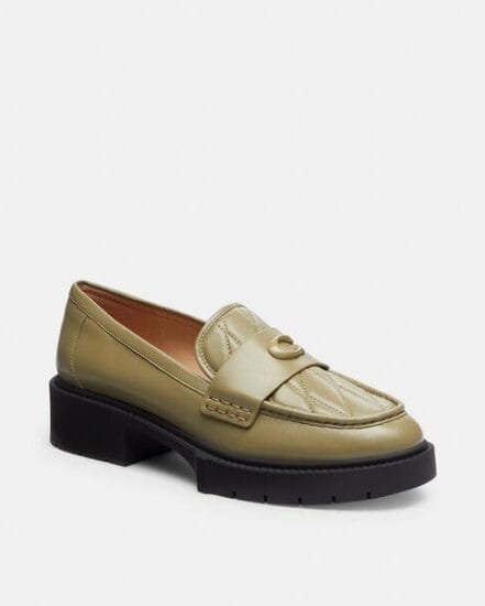 Fashion 4 Coach Leah Loafer With Quilting