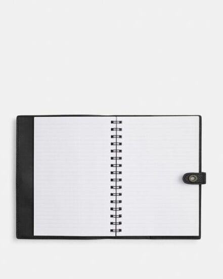 Fashion 4 Coach Notebook In Signature Leather