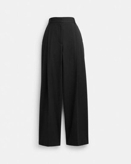 Fashion 4 Coach Short Inseam Wide Leg Trousers