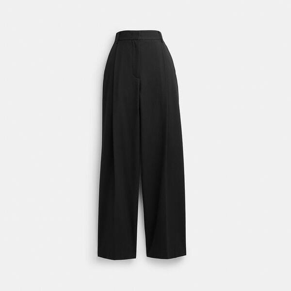 Fashion 4 Coach Short Inseam Wide Leg Trousers