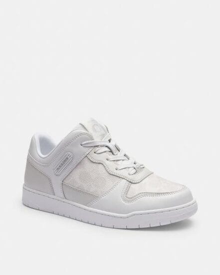 Fashion 4 Coach C201 Low Top Sneaker In Signature Canvas