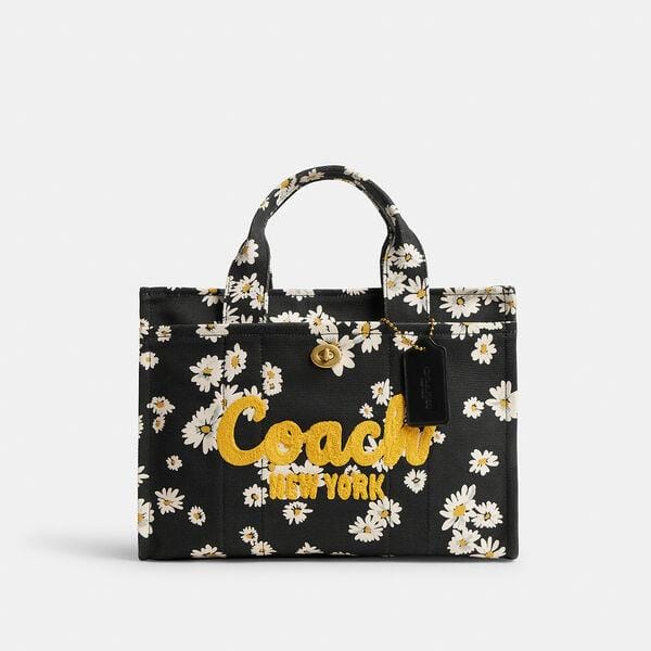 Fashion 4 Coach Cargo Tote With Floral Print