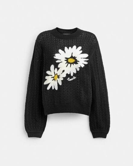 Fashion 4 Coach Floral Crewneck Sweater