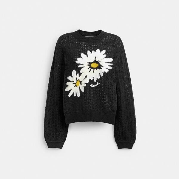 Fashion 4 Coach Floral Crewneck Sweater