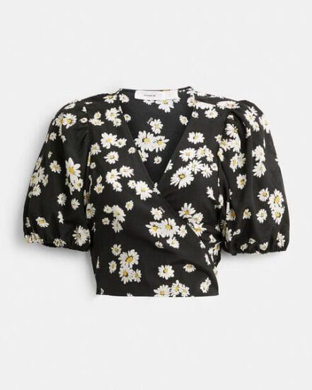 Fashion 4 Coach Floral Wrap Blouse