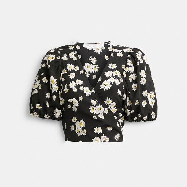 Fashion 4 Coach Floral Wrap Blouse