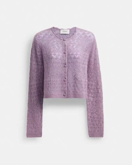 Fashion 4 Coach Lace Knit Cardigan