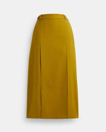Fashion 4 Coach Long Tailored Skirt
