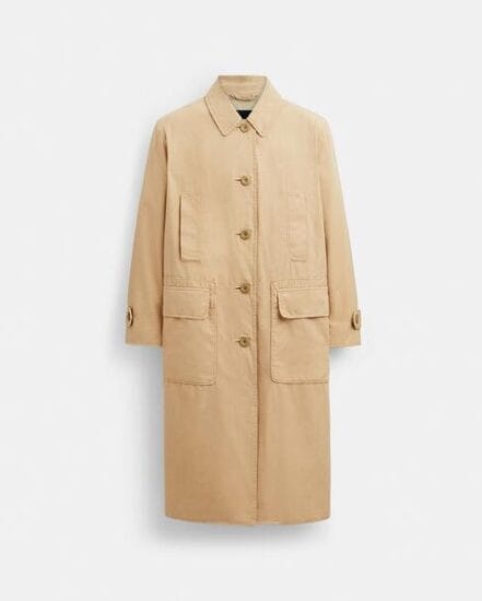 Fashion 4 Coach Regenerative Cotton Balmacaan