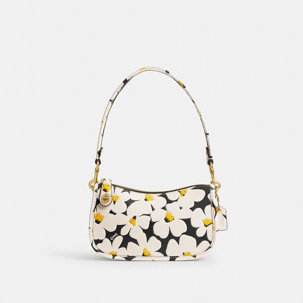 Fashion 4 Coach Swinger 20 With Floral Print