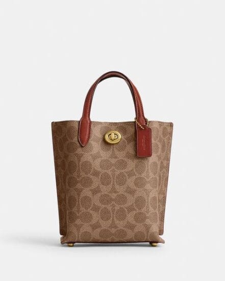 Fashion 4 Coach Willow Tote 16 In Signature Canvas