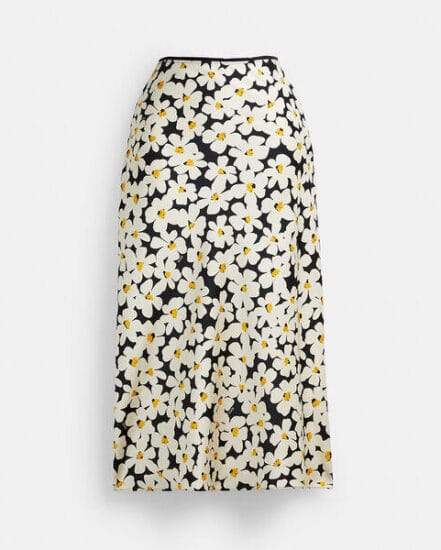 Fashion 4 Coach Long Floral Midi Skirt