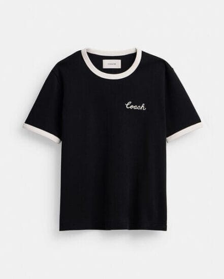 Fashion 4 Coach Signature Ringer T-Shirt