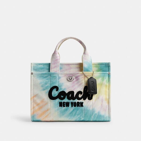 Fashion 4 Coach Cargo Tote Bag With Rainbow Tie-Dye