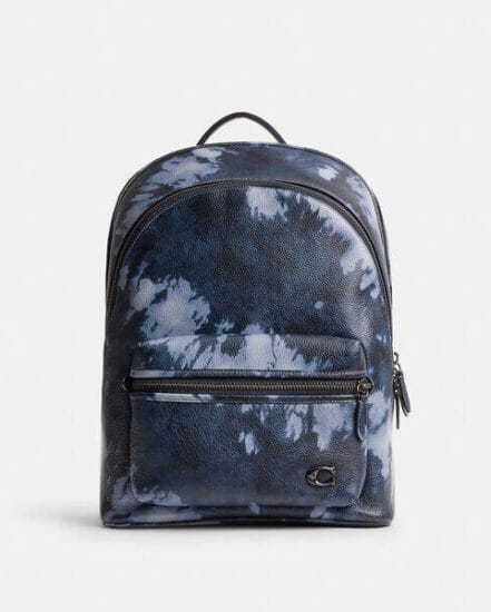 Fashion 4 Coach Charter Backpack With Tie-Dye Print