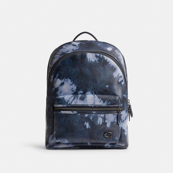 Fashion 4 Coach Charter Backpack With Tie-Dye Print