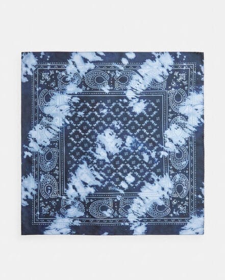 Fashion 4 Coach Heritage Tie Dye Print Silk Bandana