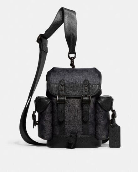 Fashion 4 Coach Hitch Backpack 13 In Signature Canvas