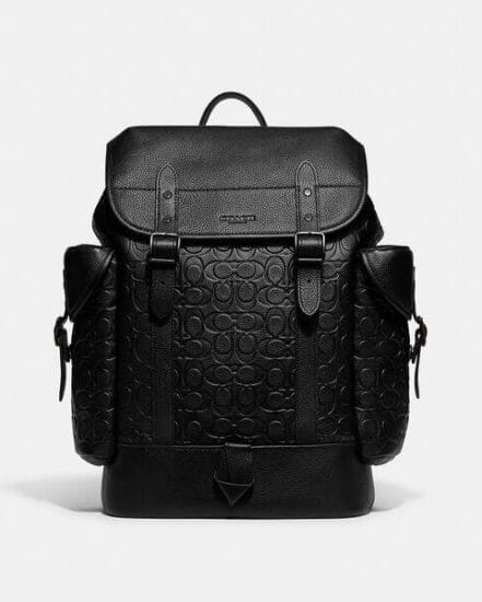 Fashion 4 Coach Hitch Backpack In Signature Leather